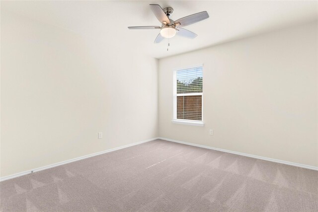 1105 Trace Dr, Aubrey, TX 76227 - carpeted empty room with baseboards and a ceiling fan
