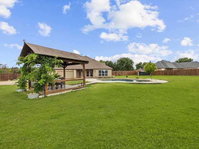3241 Mindy Ln, Midlothian, TX 76065 - fenced backyard with a patio