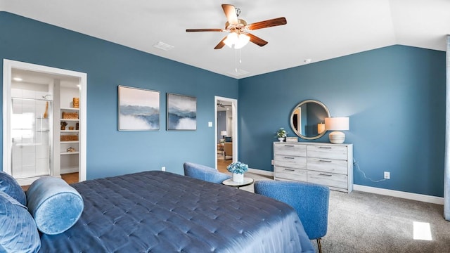 1270 Quartzite St, Cedar Hill, TX 75104 - bedroom featuring carpet floors, a ceiling fan, and ensuite bath