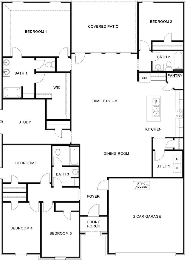 1270 Quartzite St, Cedar Hill, TX 75104 - view of room layout