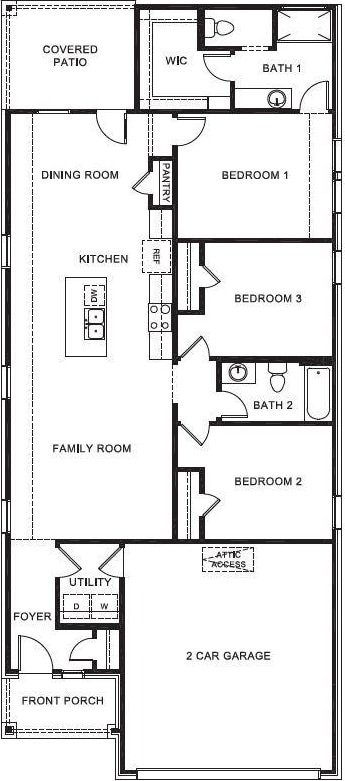 118 Gerber Ln, Boyd, TX 76023 - view of floor plan / room layout