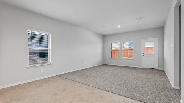 116 Ivy Ter, Boyd, TX 76023 - unfurnished room with light carpet and recessed lighting