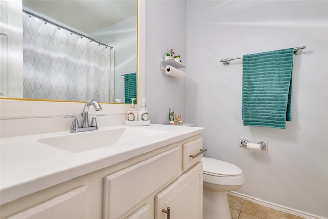 2009 Reddenson Dr, Carrollton, TX 75010 - bathroom featuring vanity and tile patterned flooring