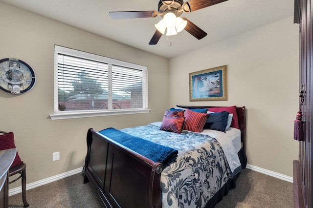 210 Oleander Pl, Waxahachie, TX 75165 - carpeted bedroom featuring baseboards and a ceiling fan