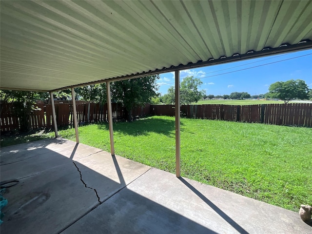 1705 Huntington Dr, Mesquite, TX 75149 - fenced backyard featuring a patio