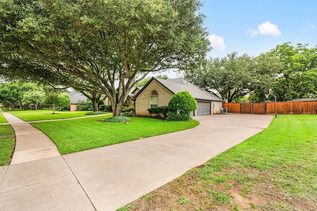 817 Tall Oak Ln, Keller, TX 76248 - view of front facade with a garage, brick siding, and driveway