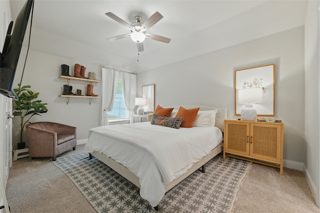 2409 Ross Ave, Fort Worth, TX 76164 - bedroom featuring light colored carpet and ceiling fan