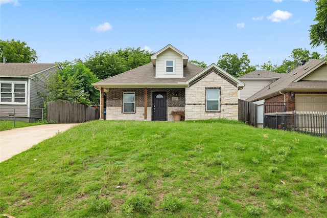 2409 Ross Ave, Fort Worth, TX 76164 - view of front facade featuring stone siding and brick siding