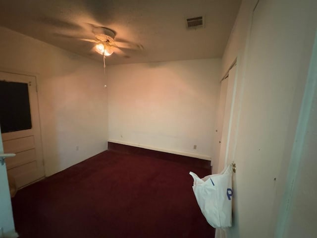 3560 Regal Rd, Fort Worth, TX 76111 - carpeted spare room with a ceiling fan