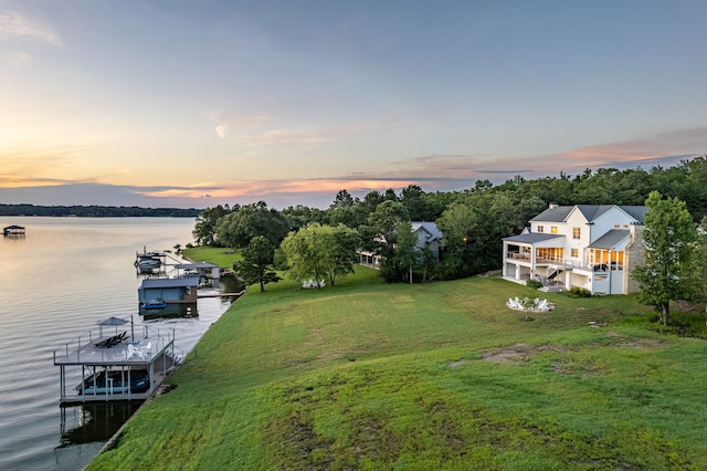 3560 Pleasant Run Cir, Athens, TX 75752 - view of subject property with a large body of water