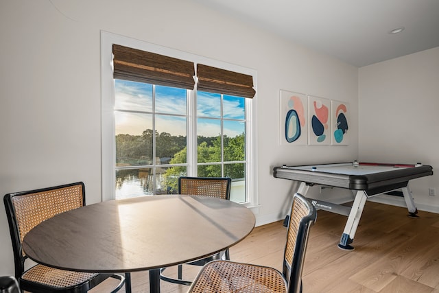 3560 Pleasant Run Cir, Athens, TX 75752 - rec room with light wood-type flooring and recessed lighting
