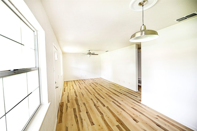 103 Wise St, Nocona, TX 76255 - unfurnished room featuring light wood-style floors and ceiling fan