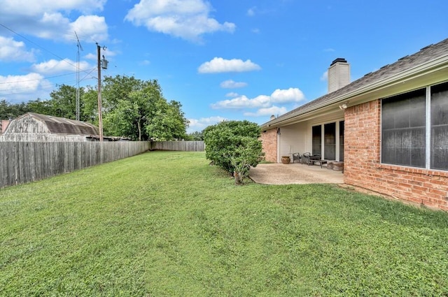 308 Greystone Dr, Lorena, TX 76655 - fenced backyard with a patio
