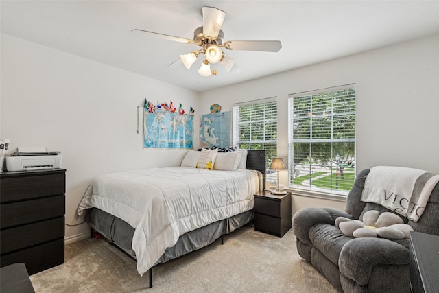 2708 Ferdinand, Grand Prairie, TX 75054 - bedroom featuring carpet flooring and a ceiling fan