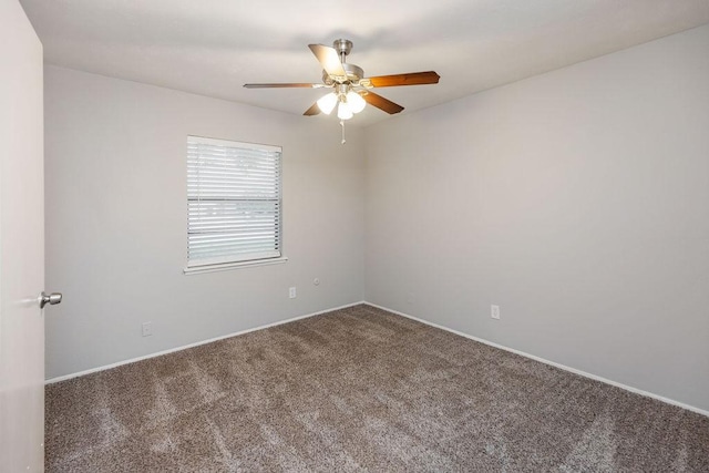 520 Hawthorne Dr, Allen, TX 75002 - carpeted spare room with ceiling fan and baseboards