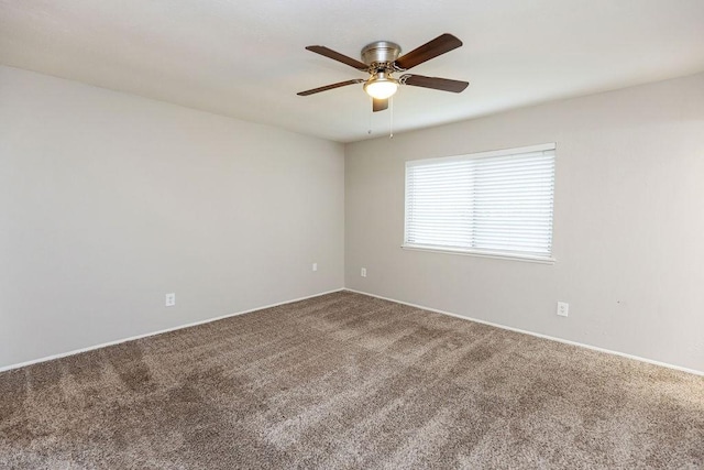 520 Hawthorne Dr, Allen, TX 75002 - carpeted empty room featuring ceiling fan and baseboards