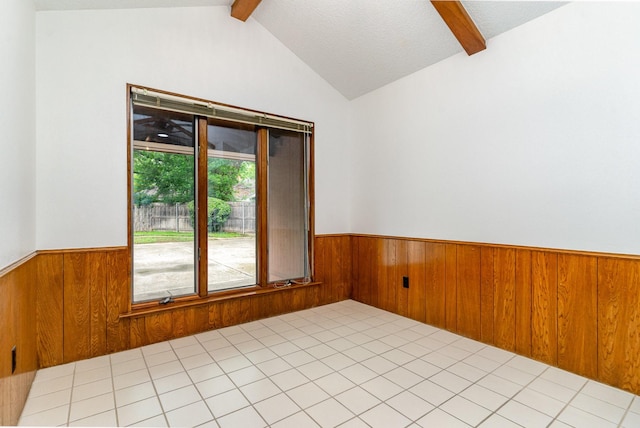 3004 Glasgow Dr, Arlington, TX 76015 - spare room featuring wainscoting and wooden walls