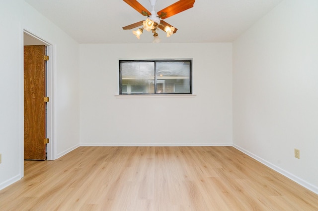 3004 Glasgow Dr, Arlington, TX 76015 - spare room featuring wood finished floors and ceiling fan