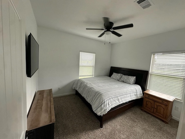 2352 Wynchase Ln, Crandall, TX 75114 - bedroom with light colored carpet and a ceiling fan
