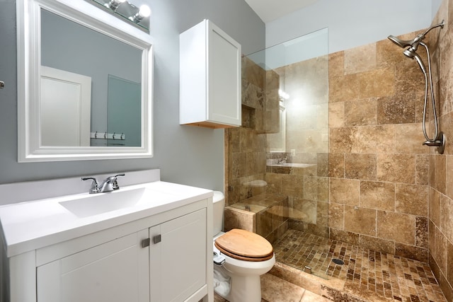 305 Wood Duck Ln, Mckinney, TX 75072 - bathroom with a tile shower and vanity