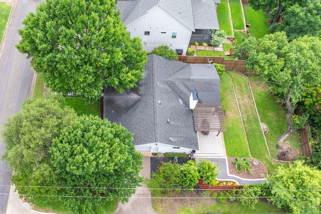 7845 Blackbird Ln, Dallas, TX 75238 - aerial view of property and surrounding area