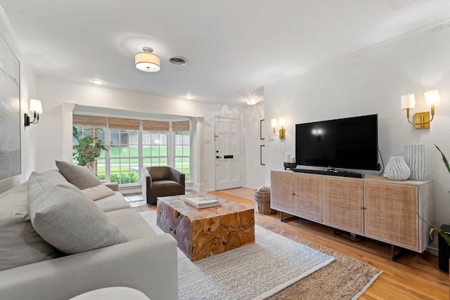 7845 Blackbird Ln, Dallas, TX 75238 - living room with light wood-style floors