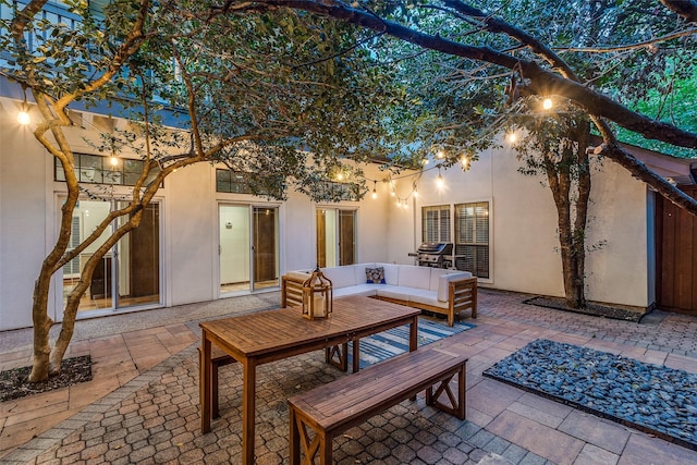 1507 Abrams Rd, Dallas, TX 75214 - view of patio with outdoor lounge area