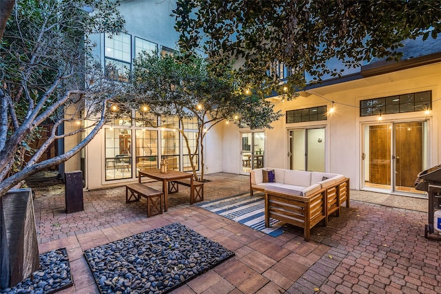 1507 Abrams Rd, Dallas, TX 75214 - view of patio with outdoor lounge area