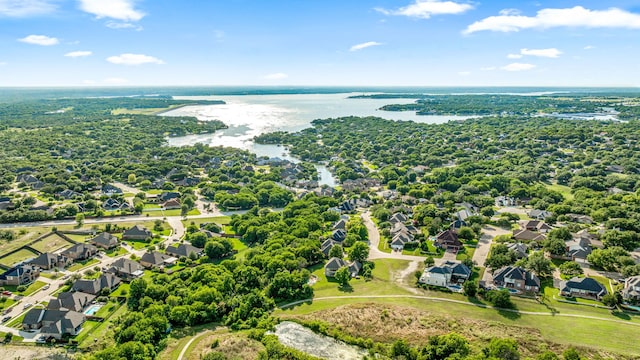 8800 Summit Point Ct, Fort Worth, TX 76179 - aerial view of residential area featuring a nearby body of water