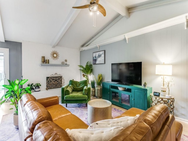 417 Merriman Dr, Highland Village, TX 75077 - living area featuring a ceiling fan