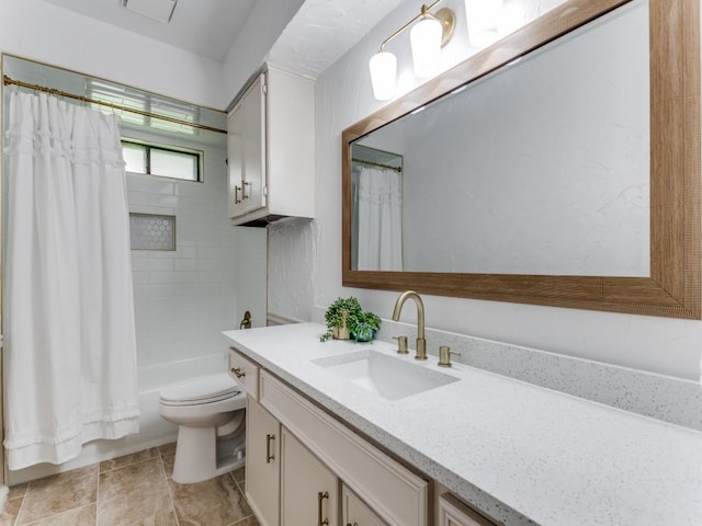 417 Merriman Dr, Highland Village, TX 75077 - bathroom featuring vanity and shower / tub combo