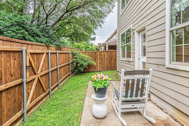 2268 Fletcher Trl, Plano, TX 75025 - fenced backyard with a patio