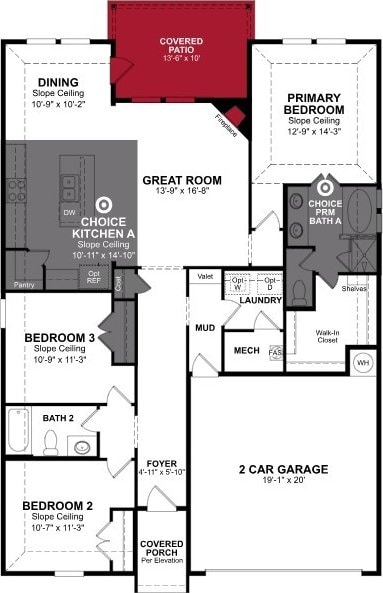2009 Starling St, Princeton, TX 75407 - view of home floor plan