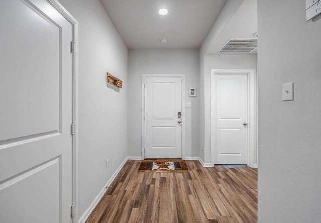 421 Atmore St, Azle, TX 76020 - corridor with wood finished floors and baseboards