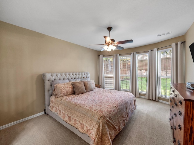 7804 Rocky Mountain Ln, Mckinney, TX 75070 - bedroom with light colored carpet and a ceiling fan