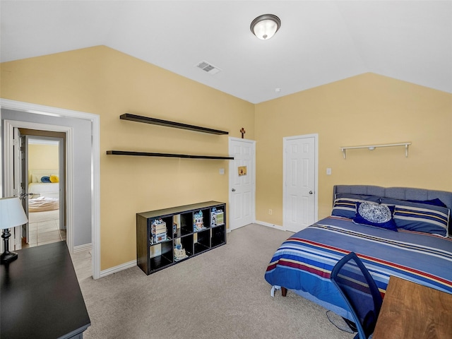 7804 Rocky Mountain Ln, Mckinney, TX 75070 - carpeted bedroom with vaulted ceiling