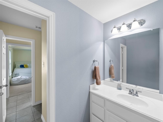 7804 Rocky Mountain Ln, Mckinney, TX 75070 - bathroom featuring vanity and tile patterned floors