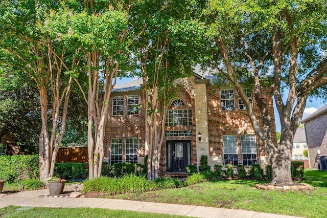 1404 Settlers Ct, Allen, TX 75002 - view of front of home featuring brick siding