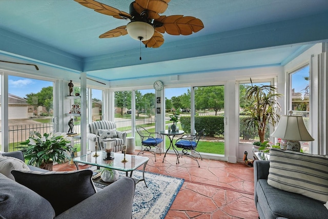 7972 Tatum Dr, Frisco, TX 75036 - sunroom / solarium with healthy amount of natural light and tile patterned floors