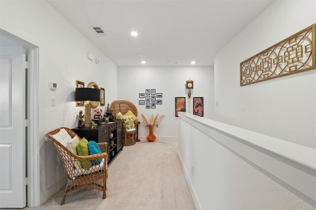 1078 Maverick Dr, Allen, TX 75013 - hallway with carpet flooring and recessed lighting