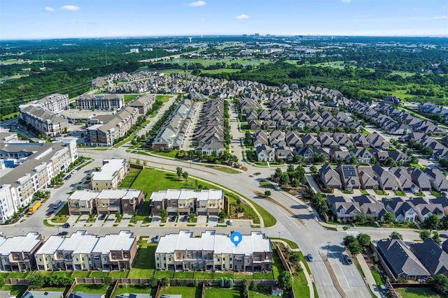 1078 Maverick Dr, Allen, TX 75013 - aerial view of property and surrounding area featuring nearby suburban area