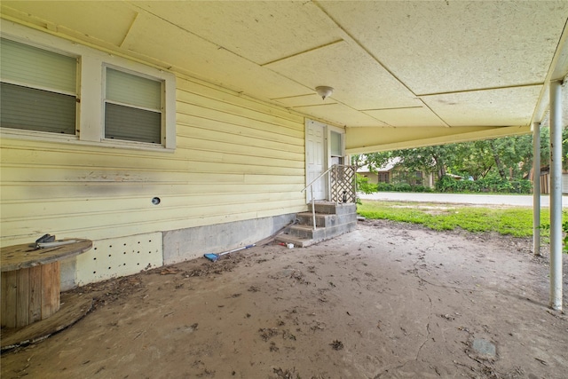 701 S Austin St, De Leon, TX 76444 - view of patio / terrace featuring entry steps