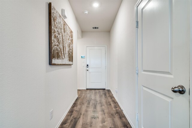 706 Meadow Creek Ln, Josephine, TX 75189 - hall featuring wood finished floors and baseboards