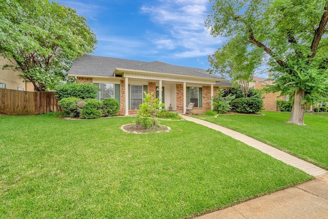 3909 Commonwealth Dr, Flower Mound, TX 75028 - view of front of house featuring brick siding and a shingled roof