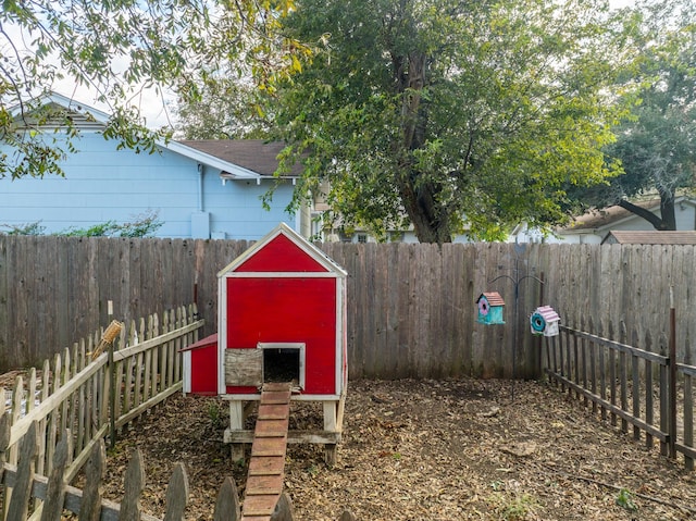 1056 Park Dr, Hillsboro, TX 76645 - view of outbuilding featuring a fenced backyard
