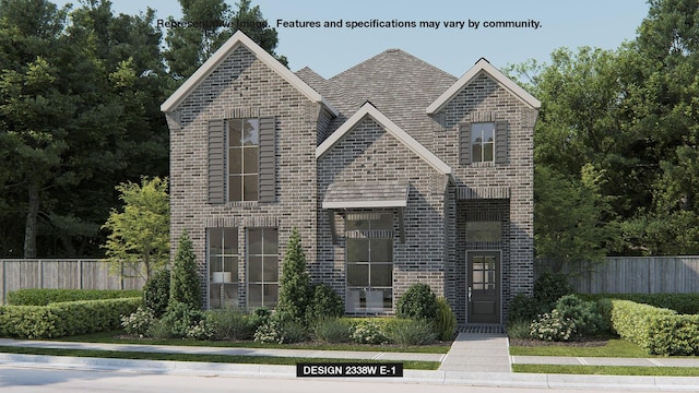 1604 Palo Duro Way, Celina, TX 75009 - view of front facade with brick siding