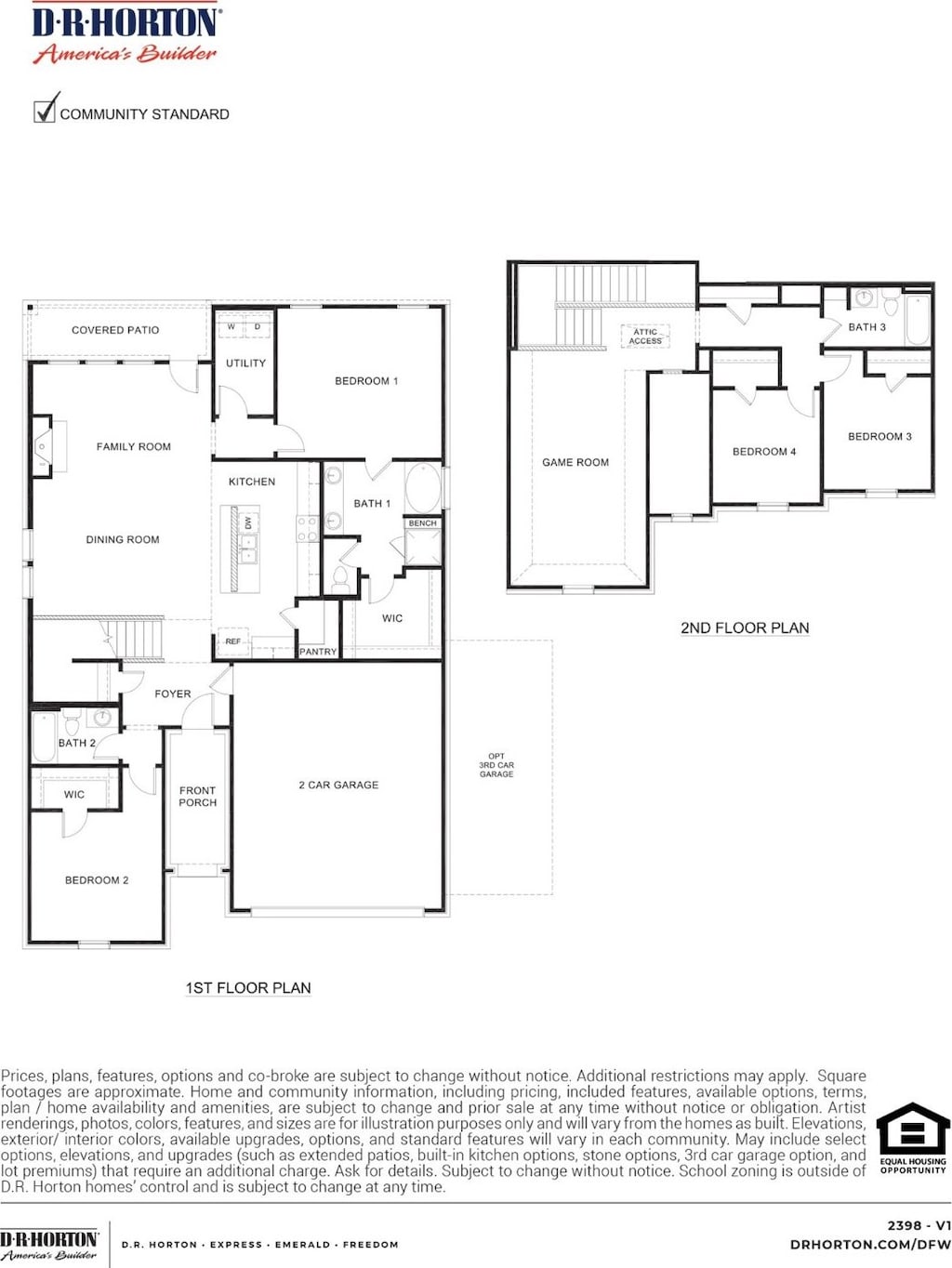 4121 Plateau Dr, Forney, TX 75126 - view of home floor plan