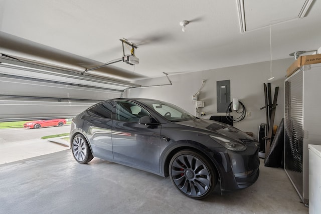 1108 Sheldon Dr, Anna, TX 75409 - garage with electric panel and a garage door opener