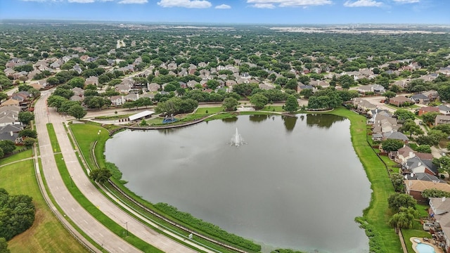 2528 Forestwood Dr, Flower Mound, TX 75028 - aerial view of residential area featuring a nearby body of water