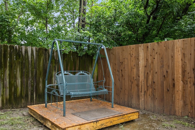 814 S Western Hills Dr, Howe, TX 75459 - wooden deck featuring a fenced backyard